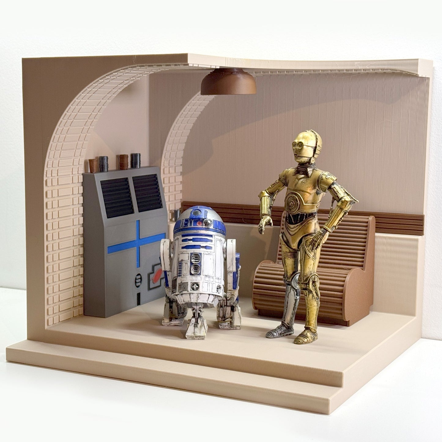 Star Wars 3D printed Mos Eisley Cantina entrance diorama for 6"