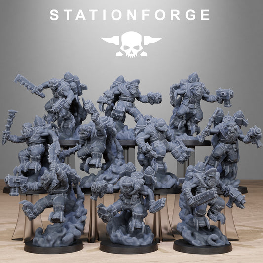 The Orkaz Flyers from Station Forge 32mm