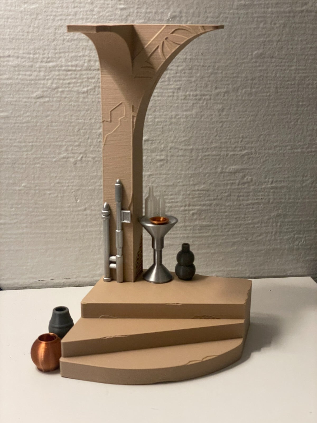 3D Printed Star Wars Bobba Fett Mini Palace diorama for Black Series Figures