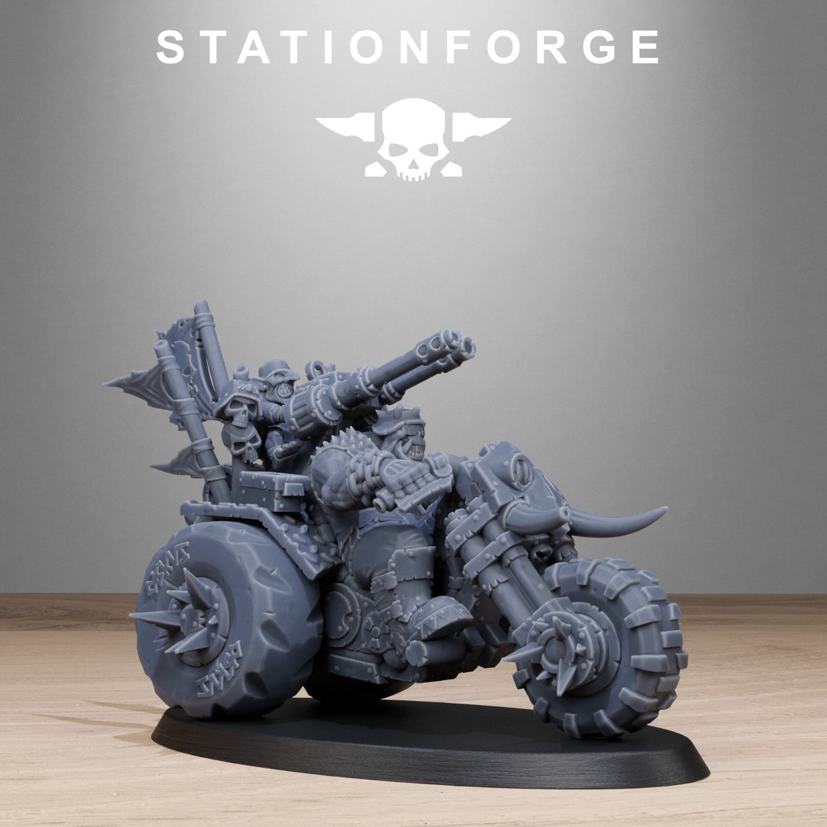 Orkaz Bikers 32mm From StationForge | Support free | Free post | Free Bases