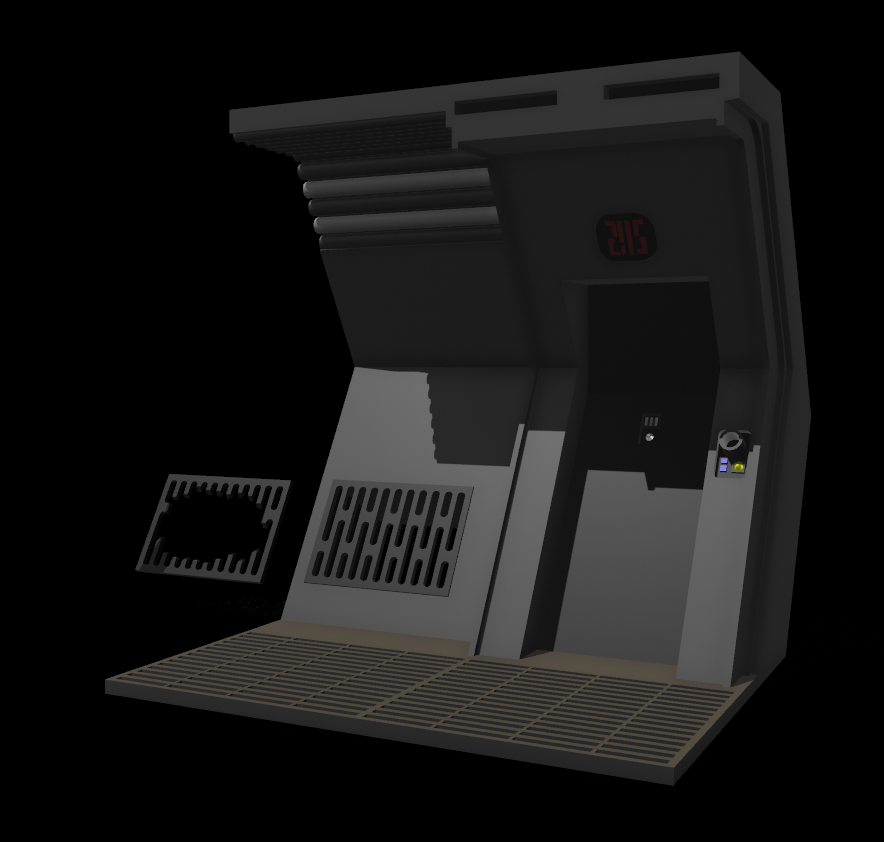 3D Printed Death Star Detention Block AA-23 Corridor Dio for 3.75" Or 6" Figures
