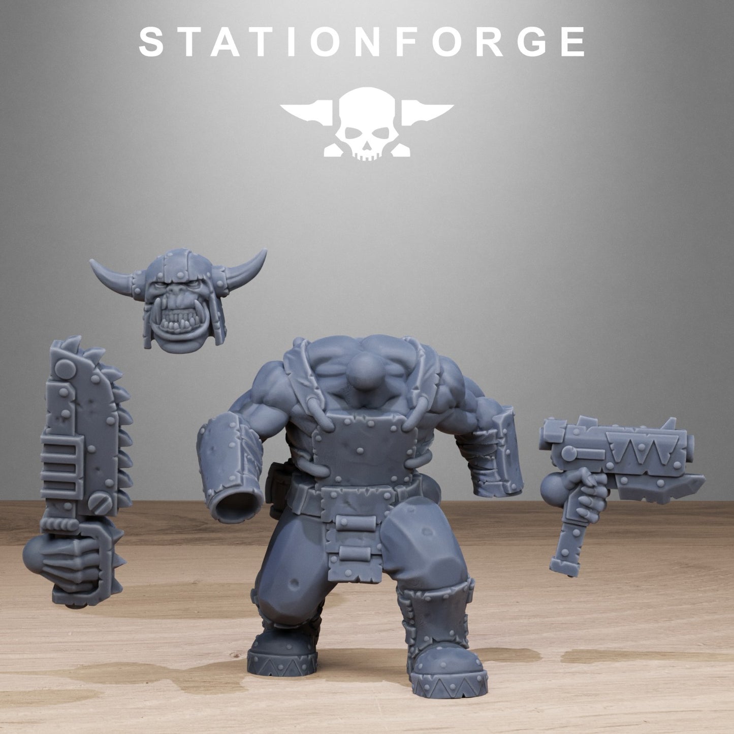 The Orkaz bros from Station Forge 32mm FREE BASES + POST