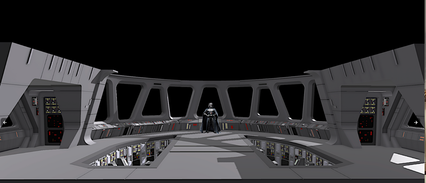 Star Wars Huge 3D Printed Star destroyer bridge For 3.75" TVC Figures
