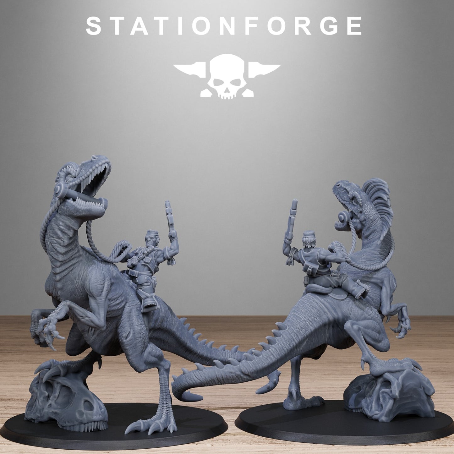 GrimGuard Jungle Raptors from Station Forge 32mm. INC BASES + FREE POST