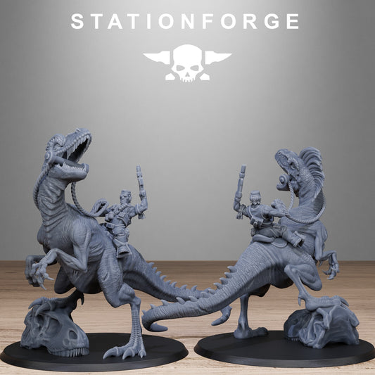 GrimGuard Jungle Raptors from Station Forge 32mm. INC BASES + FREE POST