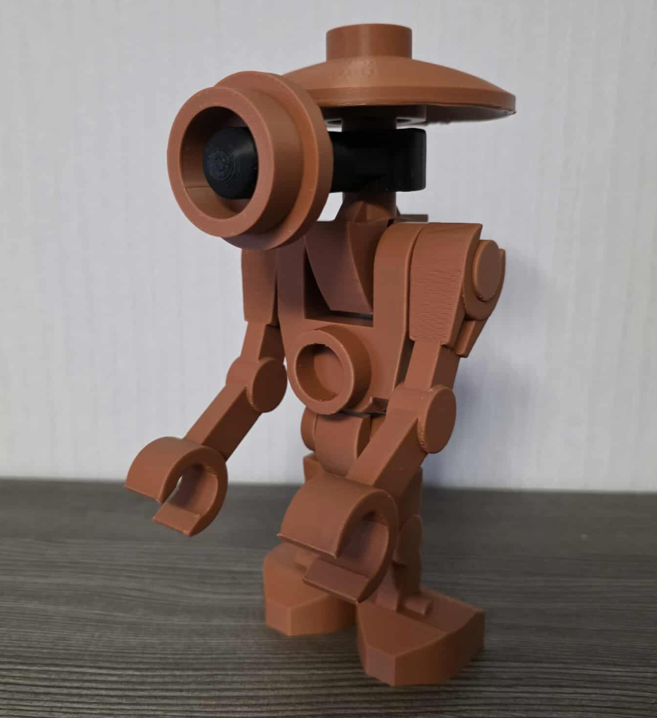 3D Printed. 9" Brick inspired Star Wars Pit Droid