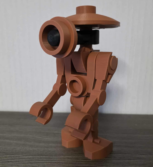 3D Printed. 9" Brick inspired Star Wars Pit Droid