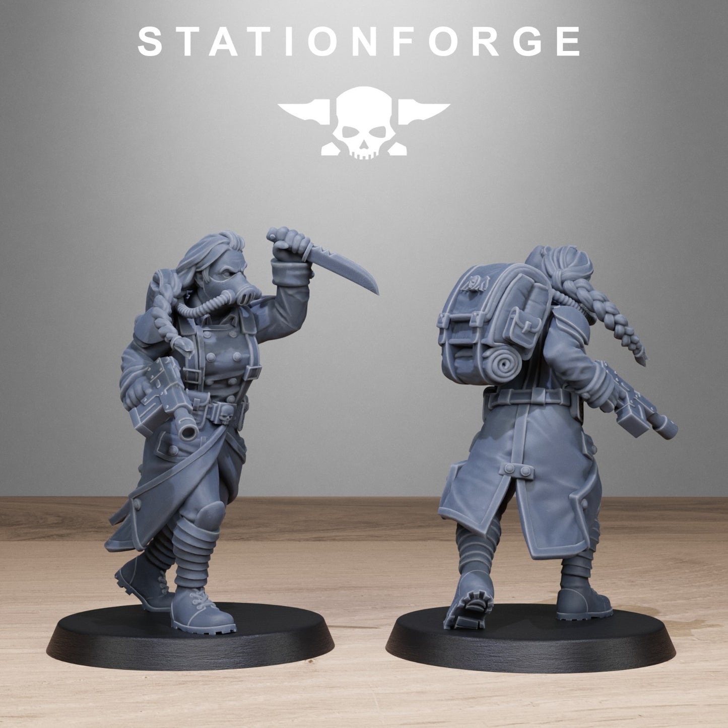 Grimguard Sisters From Station Forge + FREE BASES & POST