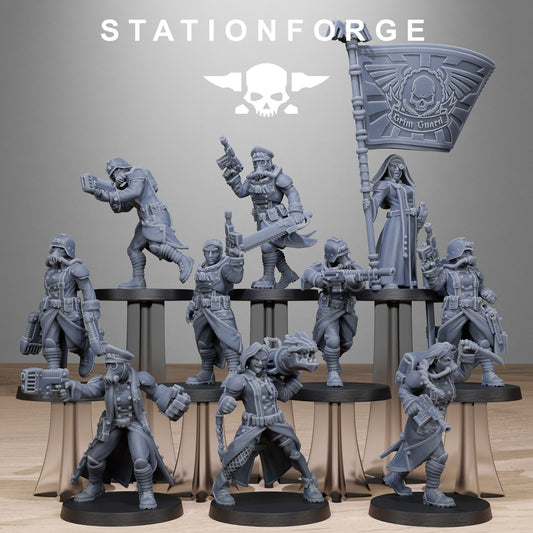 Grimguard Sisters From Station Forge + FREE BASES & POST