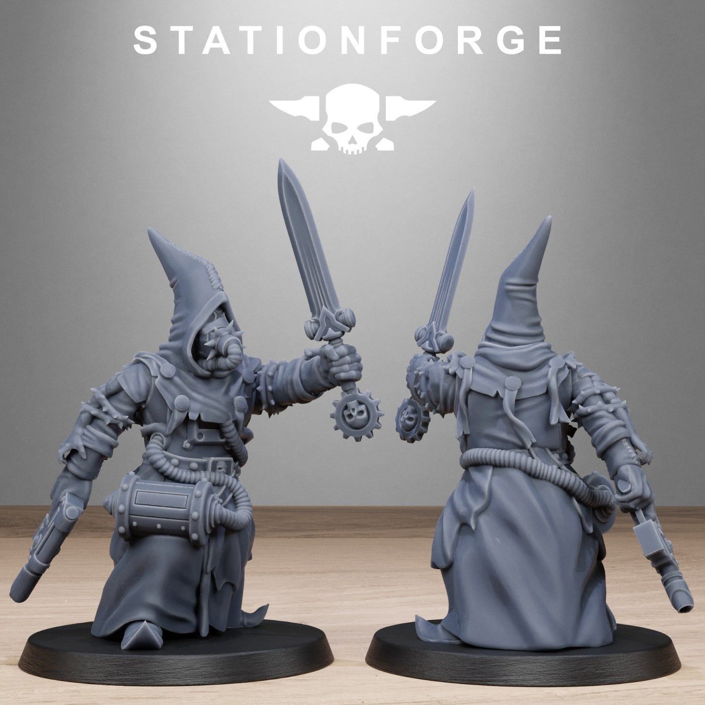 Scavenger mystics from Station Forge 32mm. FREE BASES & POST