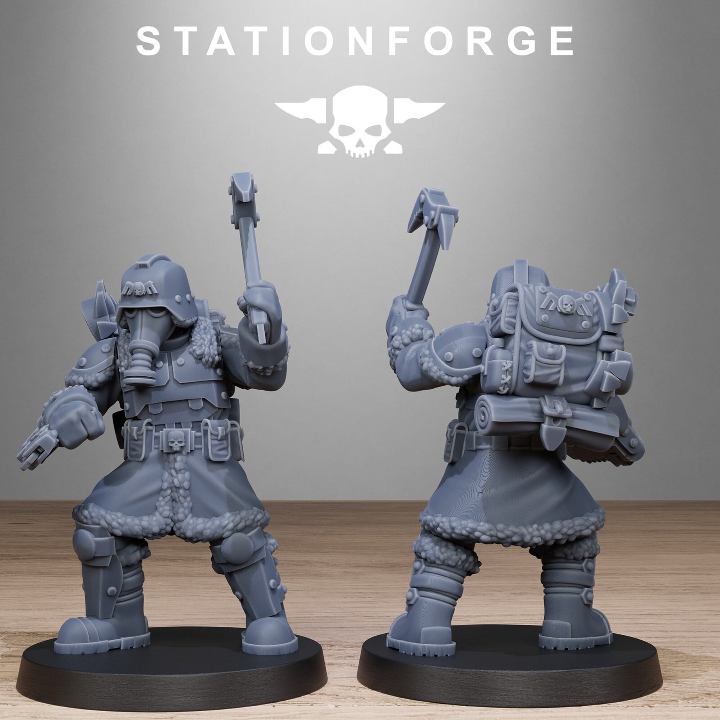 GrimGuard Frostwatch Patrol - Station Forge Wargaming Figures Inc Bases