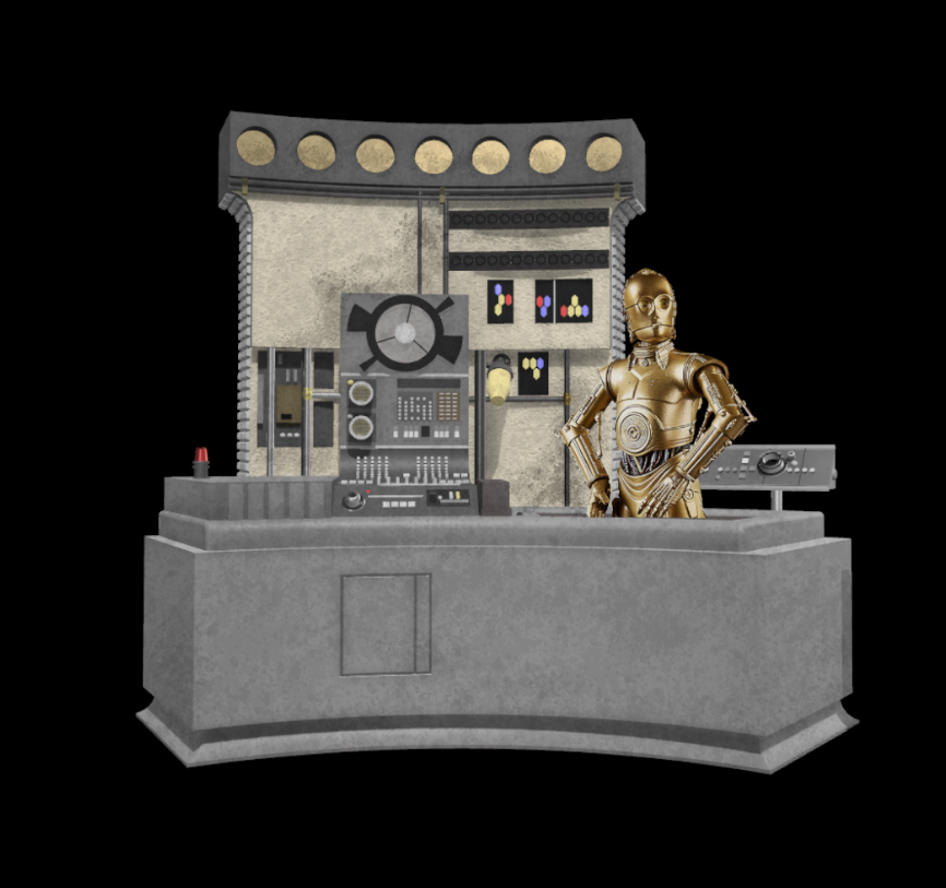 Star Wars 3D Printed Lars Oil Bath for 3.75" and 6" Figures