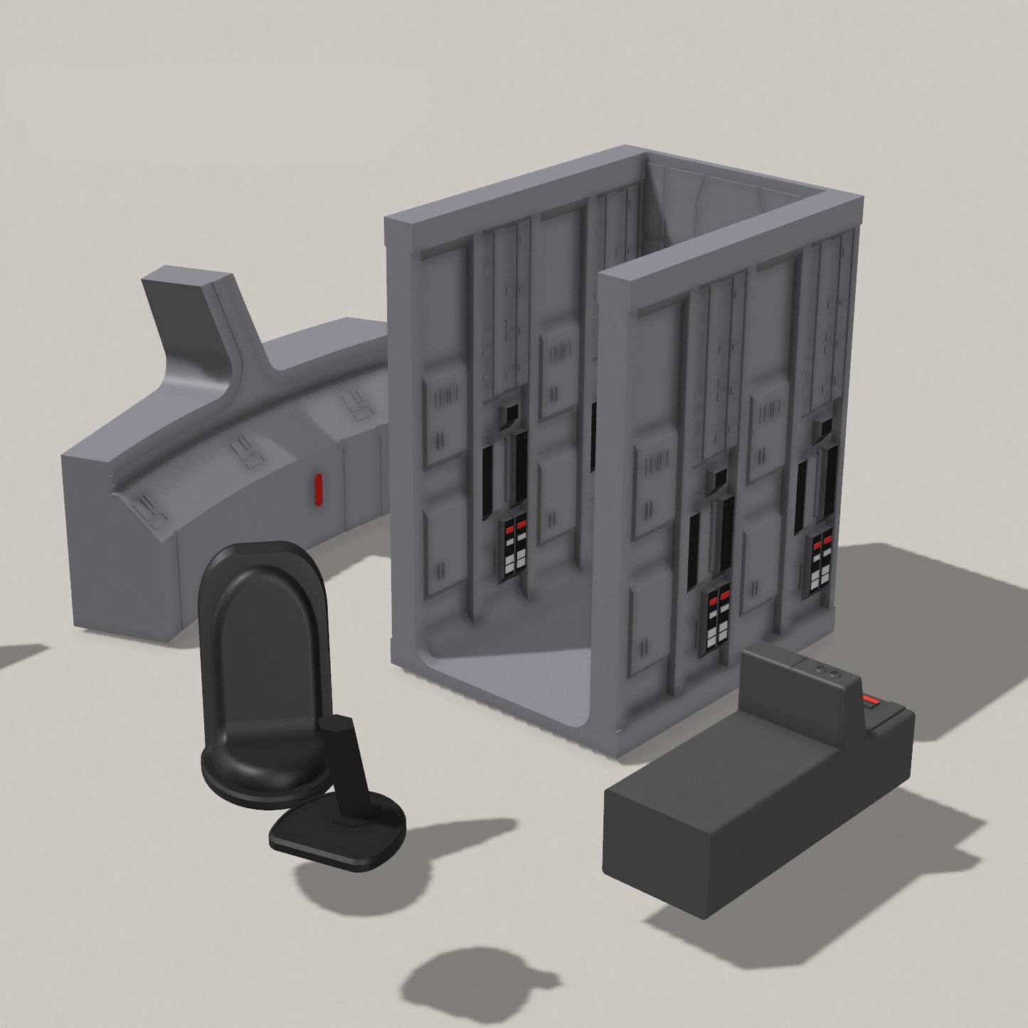 Star Wars 3D printed Star Destroyer Bridge for 3.75" figures