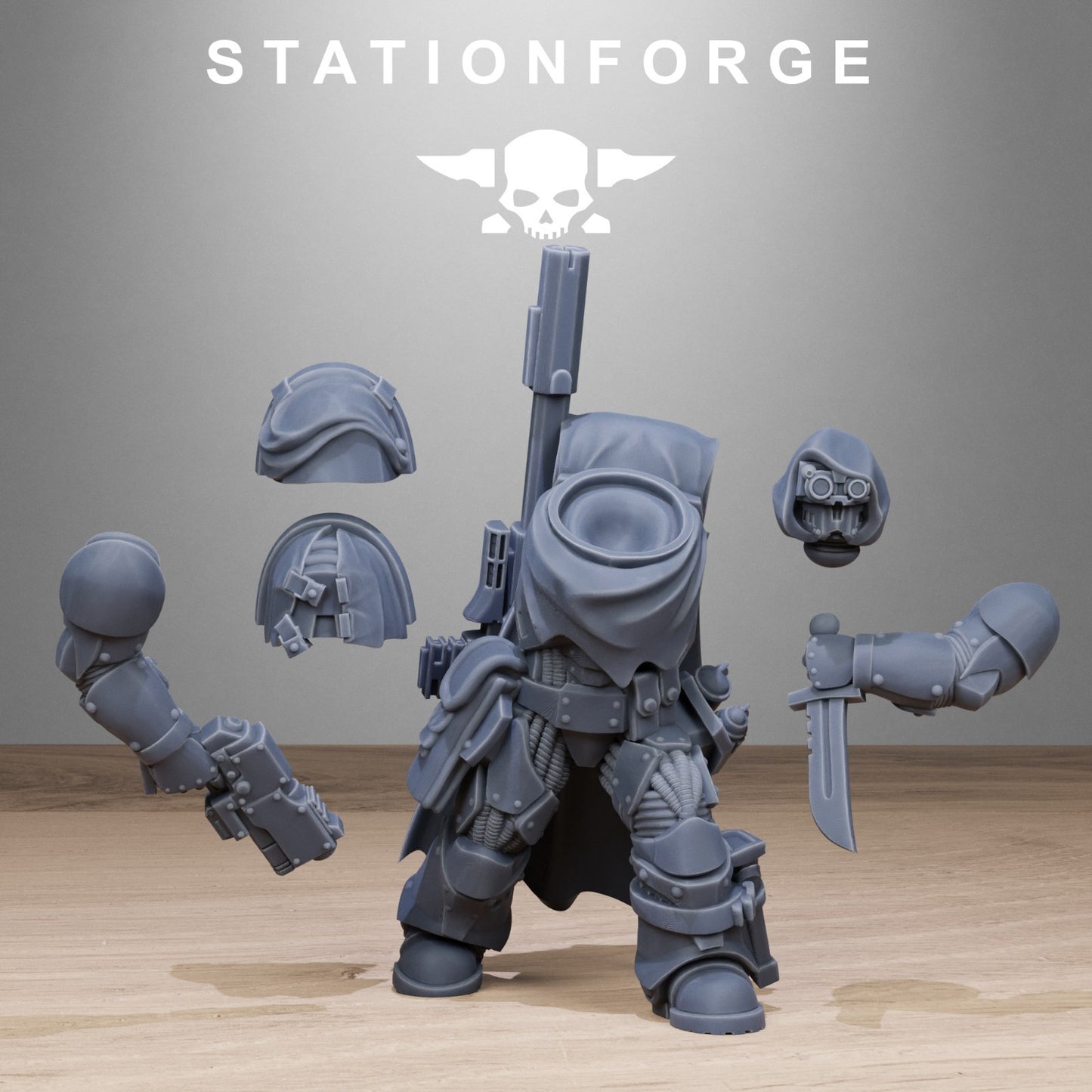 The Socratis Snipers from Station Forge 32mm