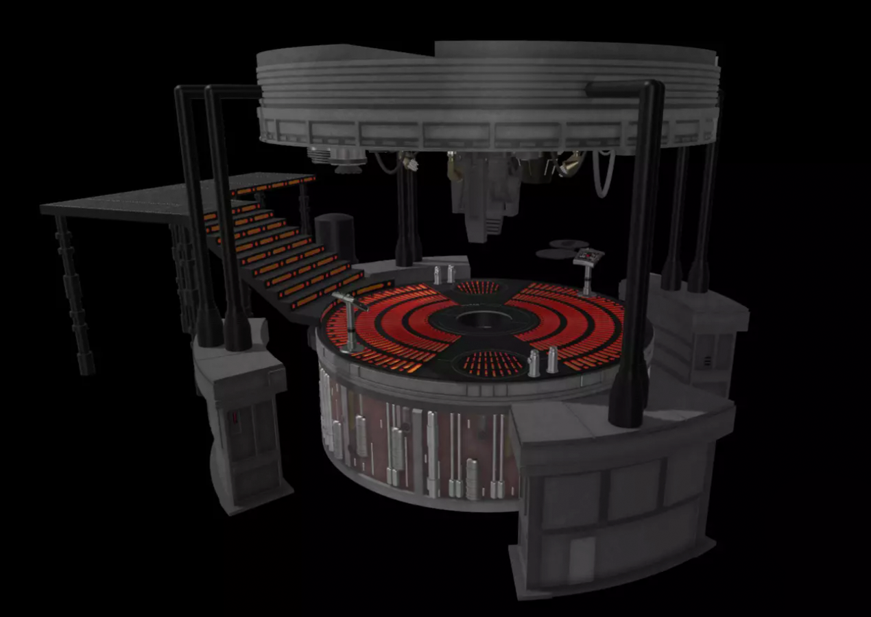Star Wars Carbon Freezing Chamber Diorama (Complete) for 3.75" TVC figures
