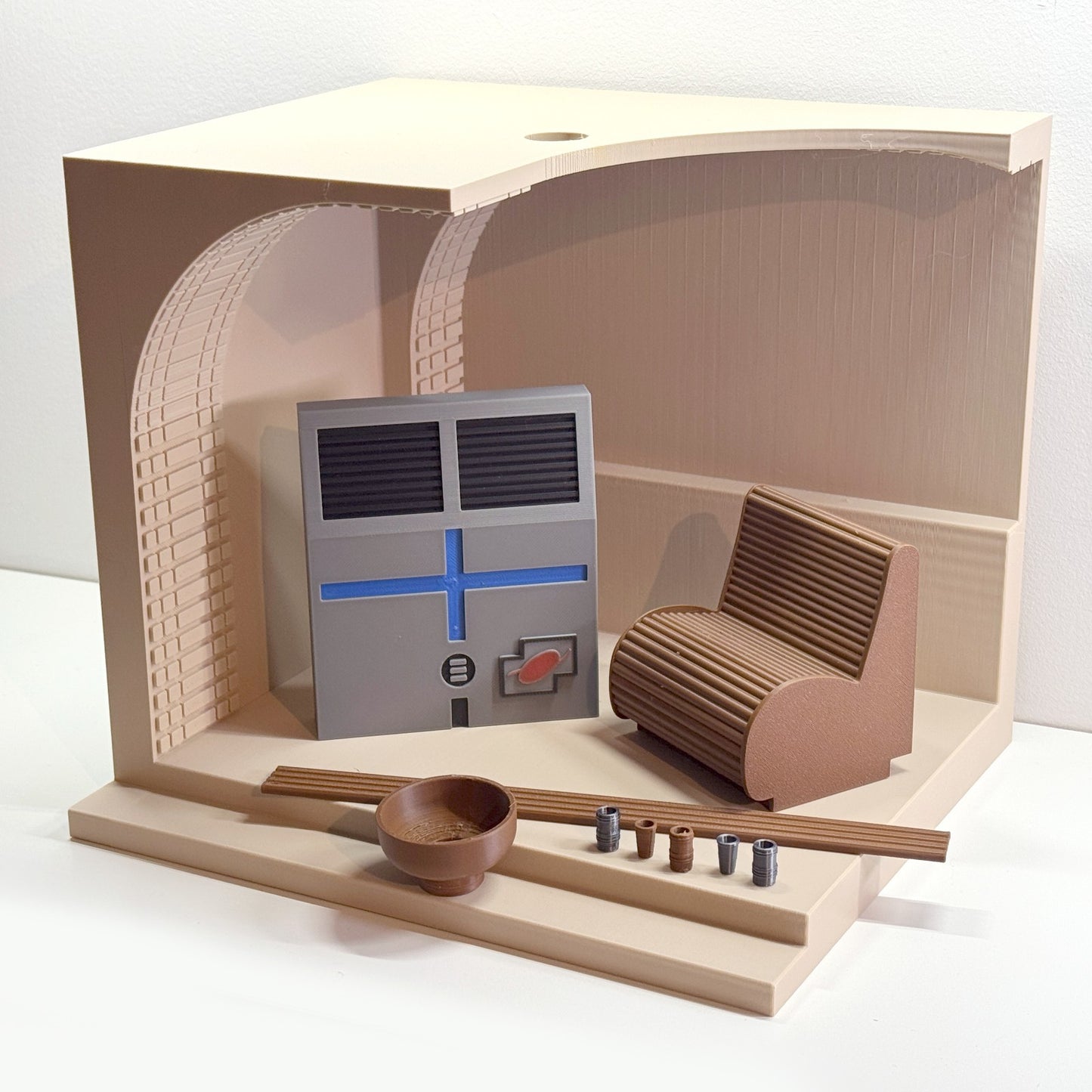 Star Wars 3D printed Mos Eisley Cantina entrance diorama for 6"