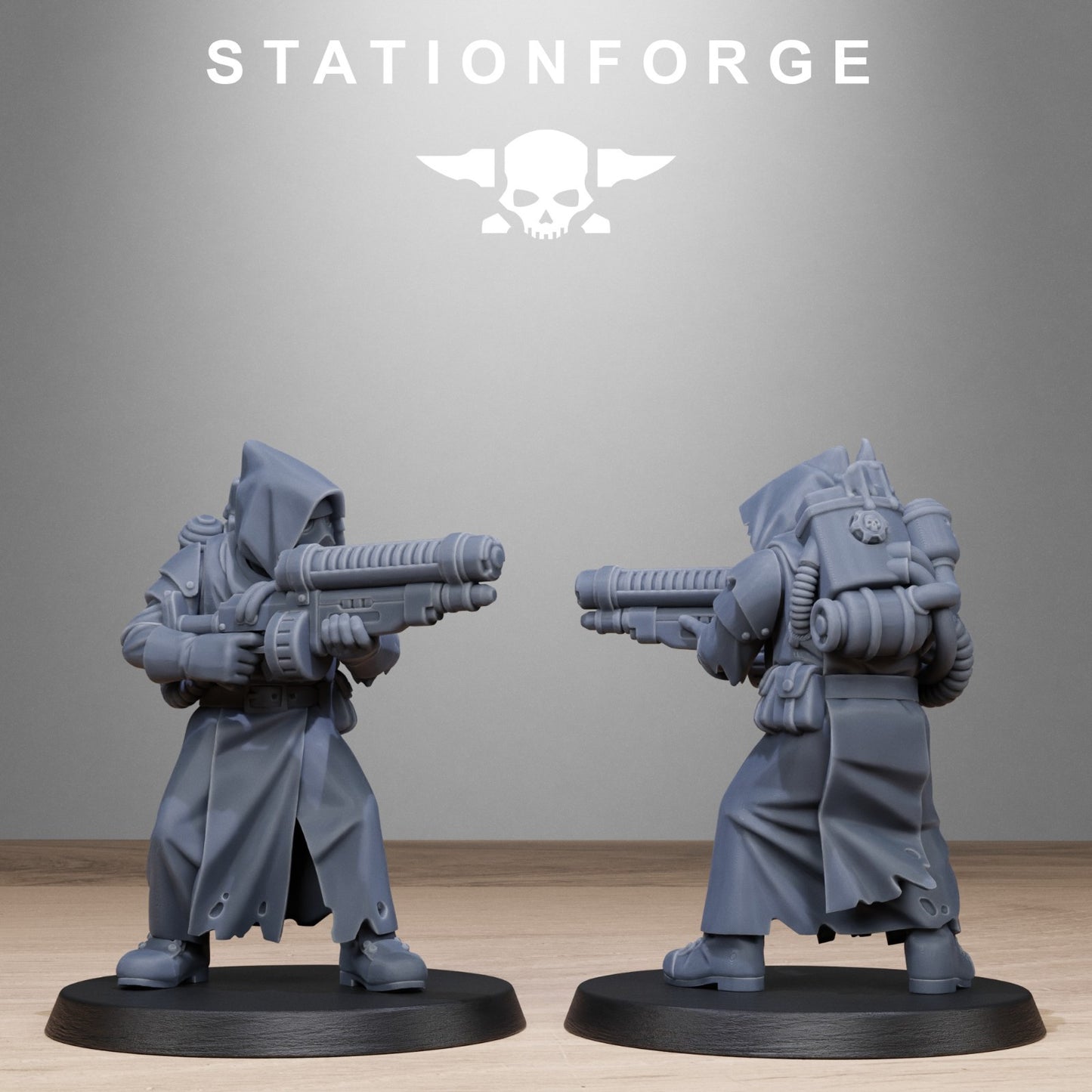 Scavenger Sanctum Infantry from Station Forge 32mm. FREE BASES & POST