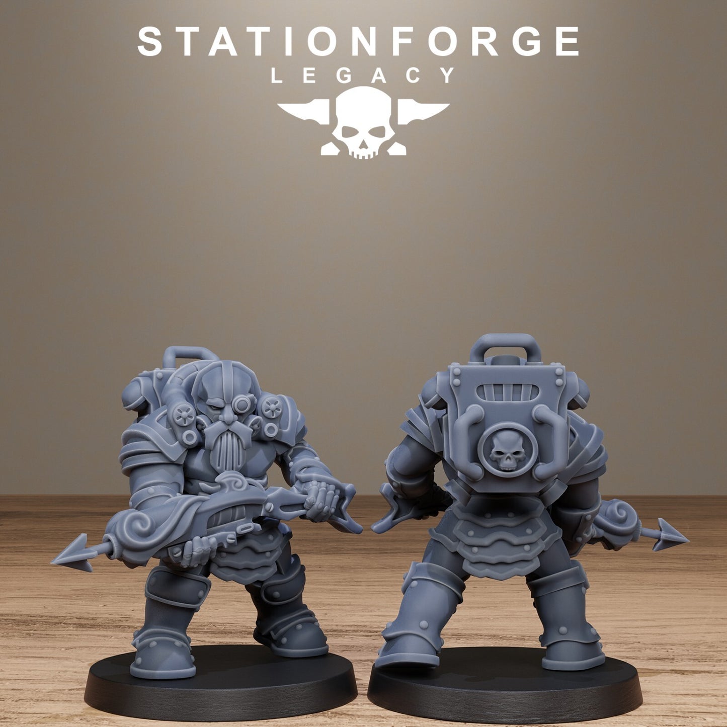 The IronVale Dwarven  Infantry from Station Forge Legacy | INC BASES | FREE POST