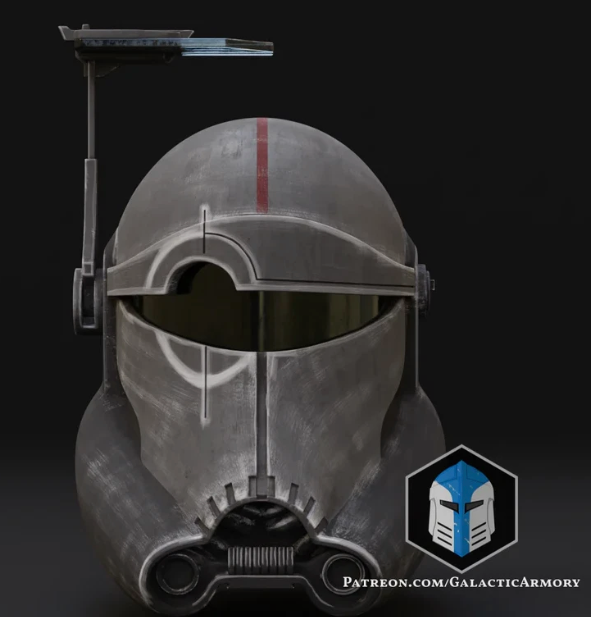 Starwars Bad Batch Crosshair Helmet 3D Printed RAW Kit