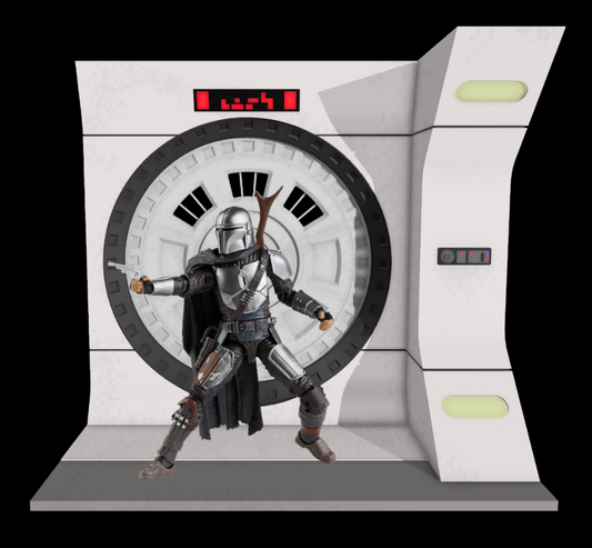 Star Wars 3D Printed New Republic Prison Corridor Diorama for 3.75" & 6" Figures