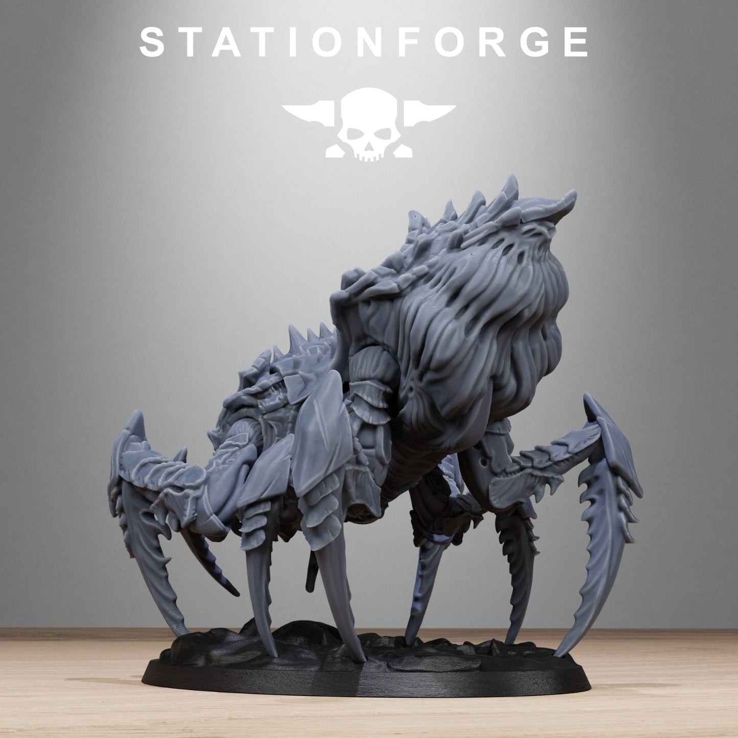 Xenarid spider beasts (2) from Station Forge 32mm. FREE BASE