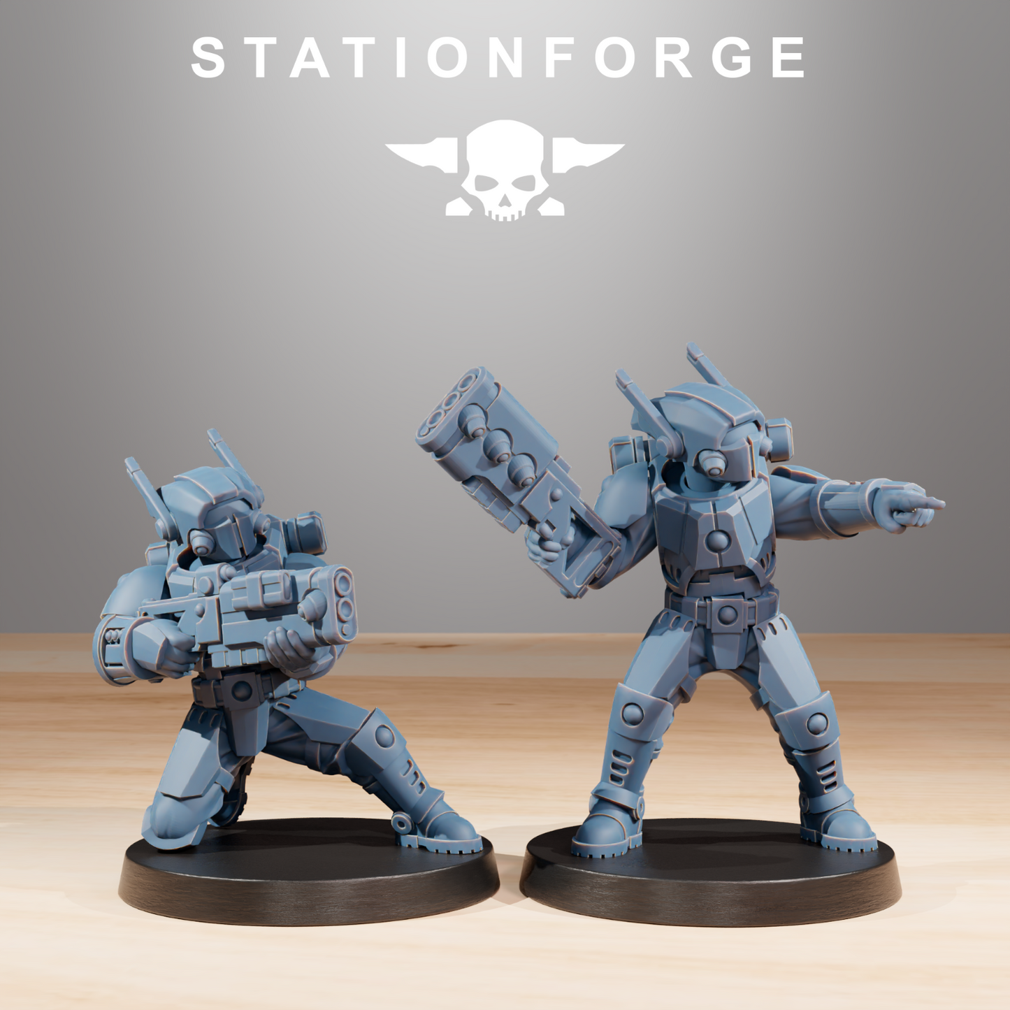 Tarion Clone Infantry from Station Forge, Table top gaming.