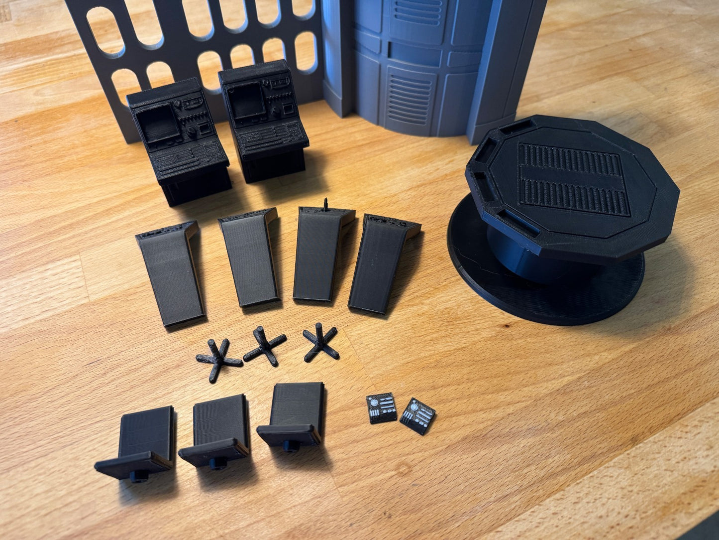 3D Printed Death Star II Command Center Diorama for 3.75 IN (1:18) FIGURE