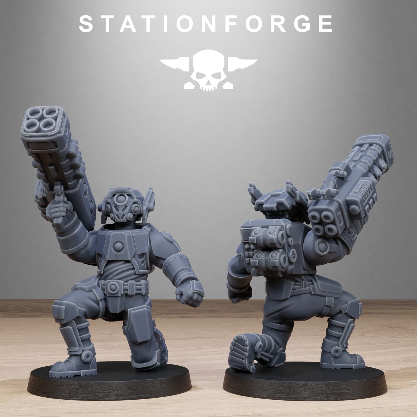 Tarion heavy infantry from Station Forge 32mm. FREE BASE