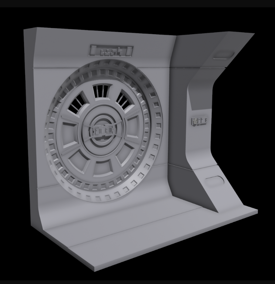 Star Wars 3D Printed New Republic Prison Corridor Diorama for 3.75" & 6" Figures