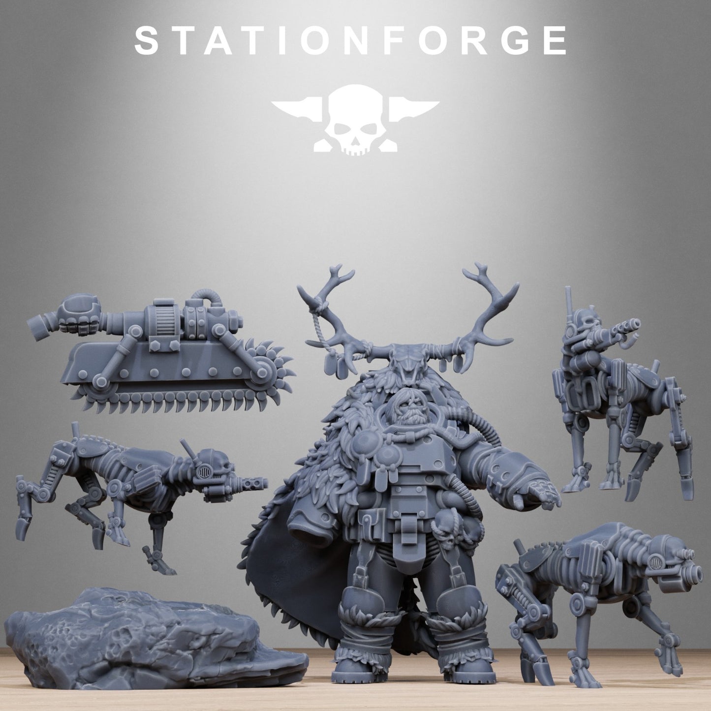 Techno savage druid from Station Forge 32mm. FREE BASE