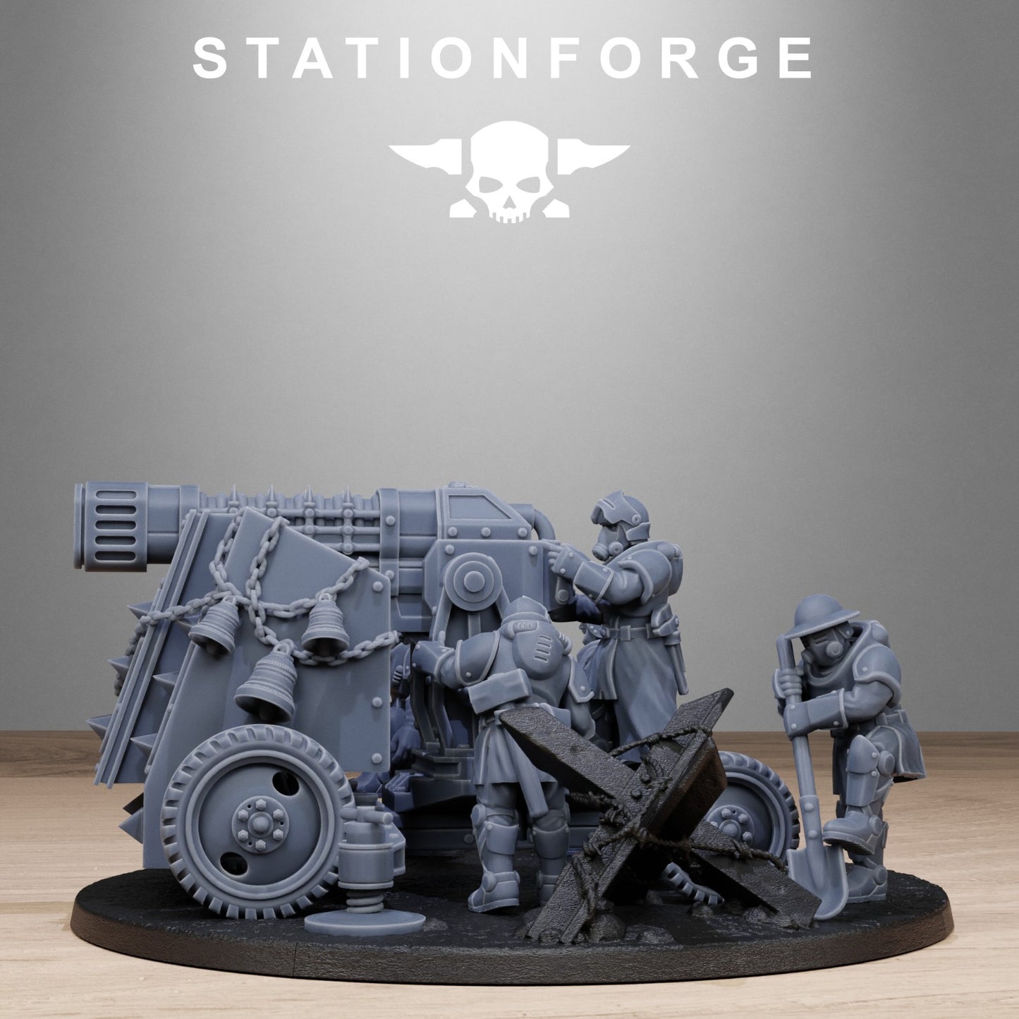 RoyalGuard light artillery from Station Forge 32mm. FREE BASE