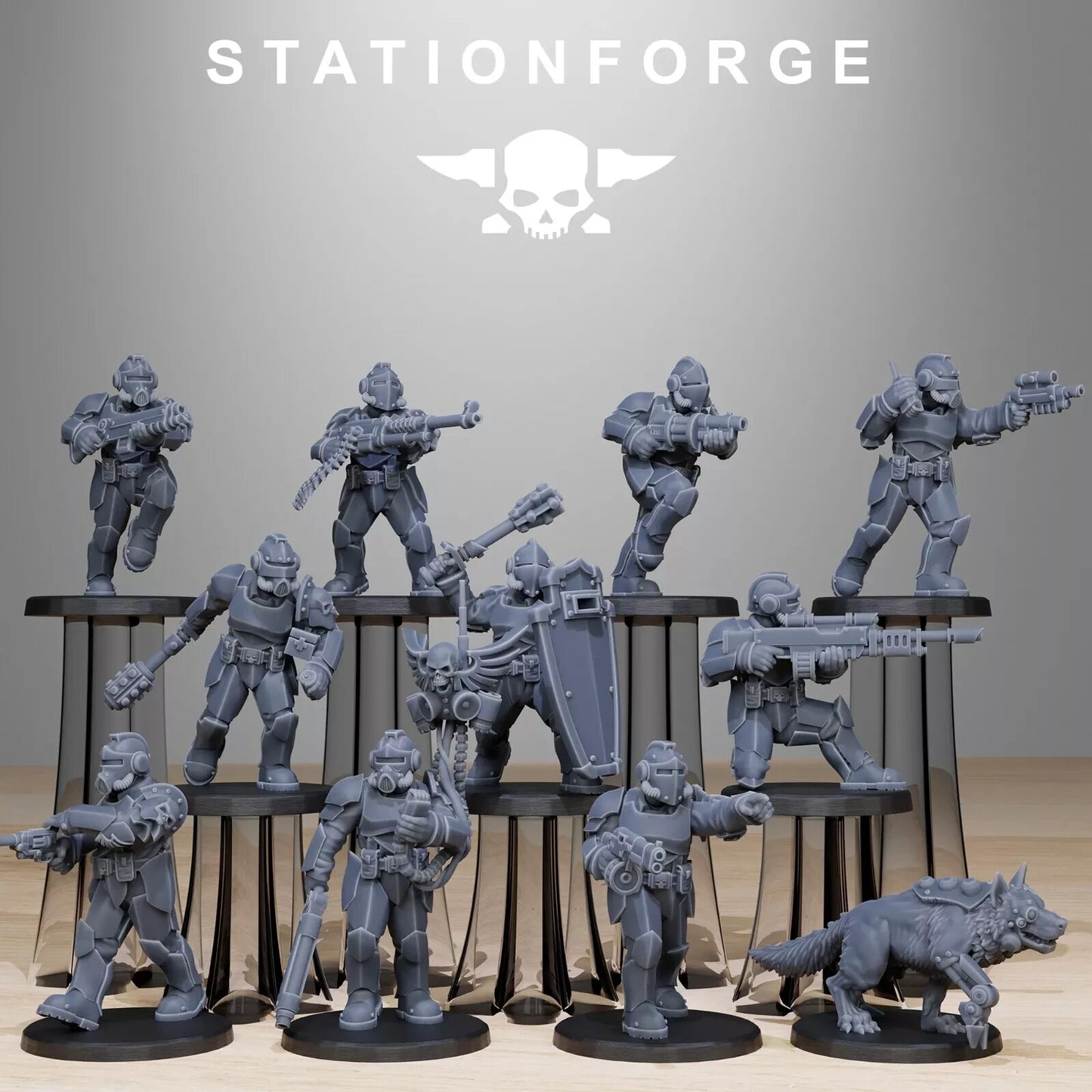 GrimGuard Enforcers Miniatures - Station Forge Wargaming Figures