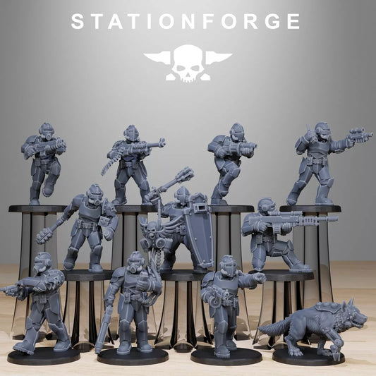 GrimGuard Enforcers Miniatures - Station Forge Wargaming Figures