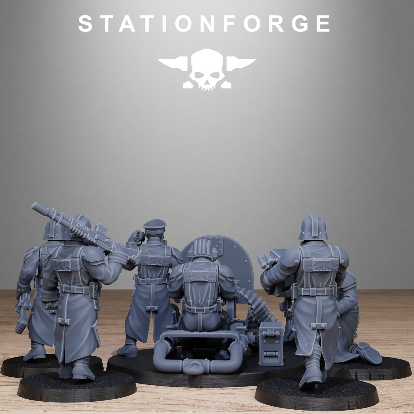 GrimGuard Battle Weapons From StationForge Inc Bases and Post