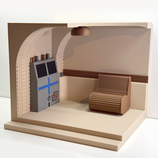 Star Wars 3D printed Mos Eisley Cantina entrance diorama for 6"