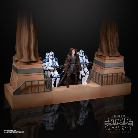 3D Printed Jedi Temple Stairs for 3.75" & 6" Star Wars Figures