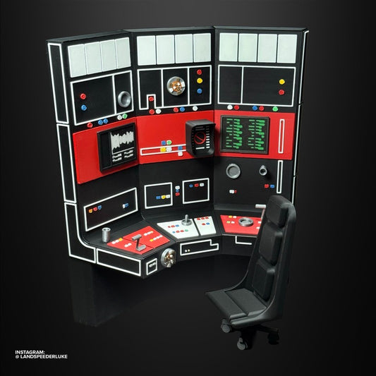 Star Wars  3D Printed Death Star Ctrl Room Diorama for 3.65", 6" or 12" figures.