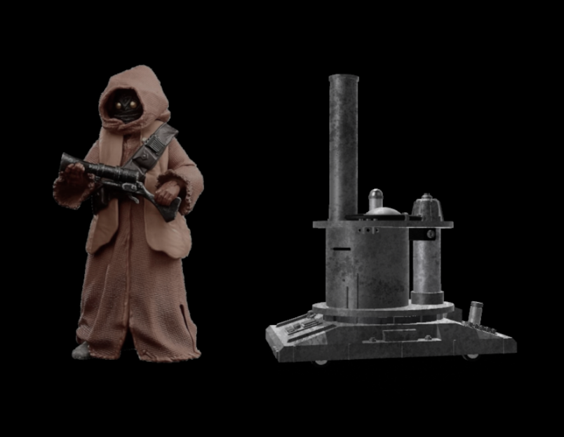 3D Printed Star Wars M-HYD Hydromech droid 3.75" |  6"  Scale