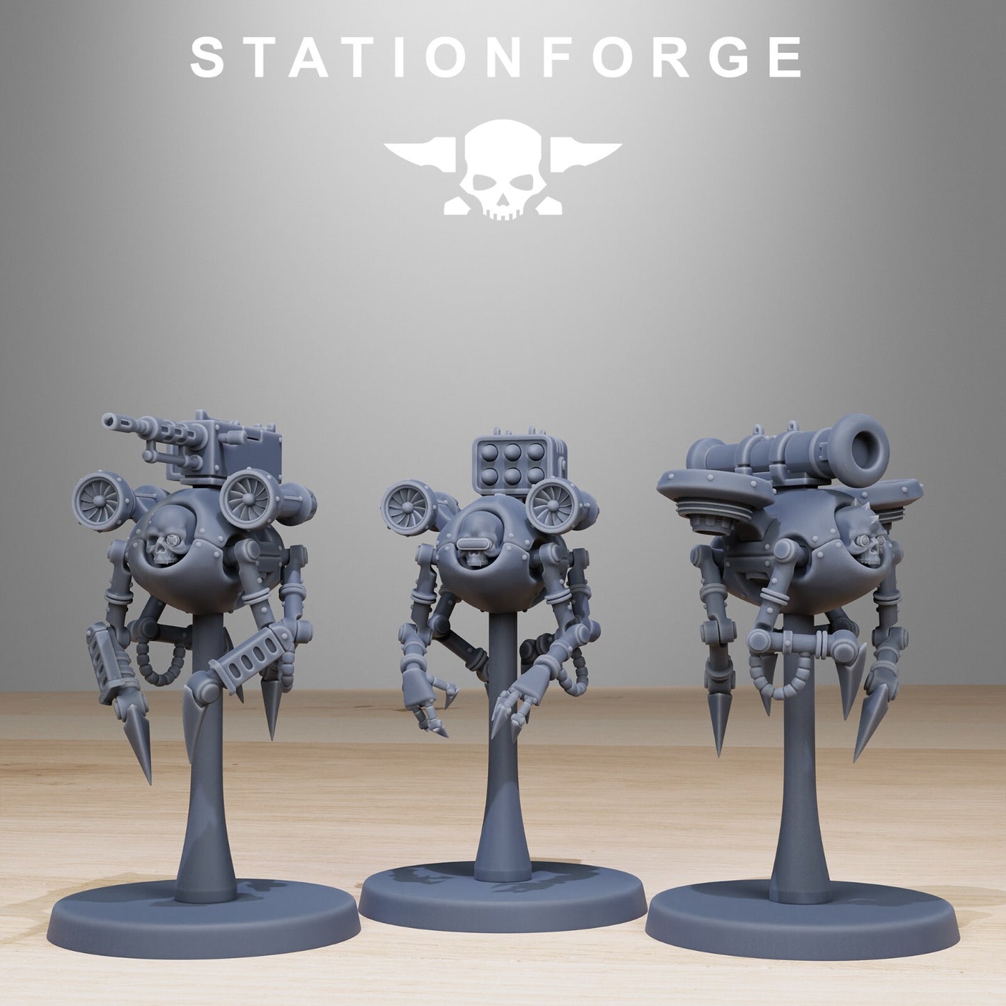 Scavenger Drones From Station Forge