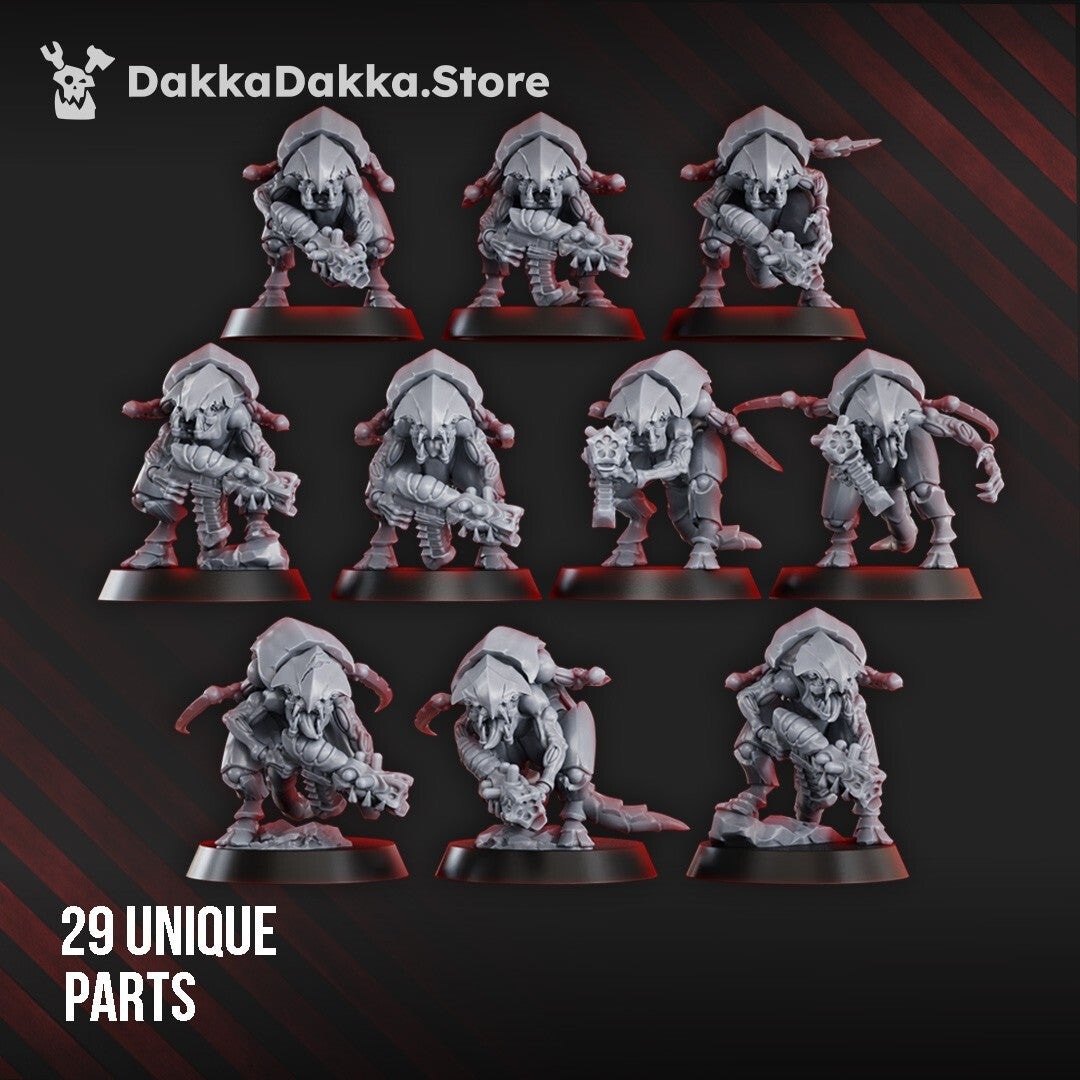 GREAT HARVEST LOCUSTGUARDS From DakkaDakka 32mm Bases Included