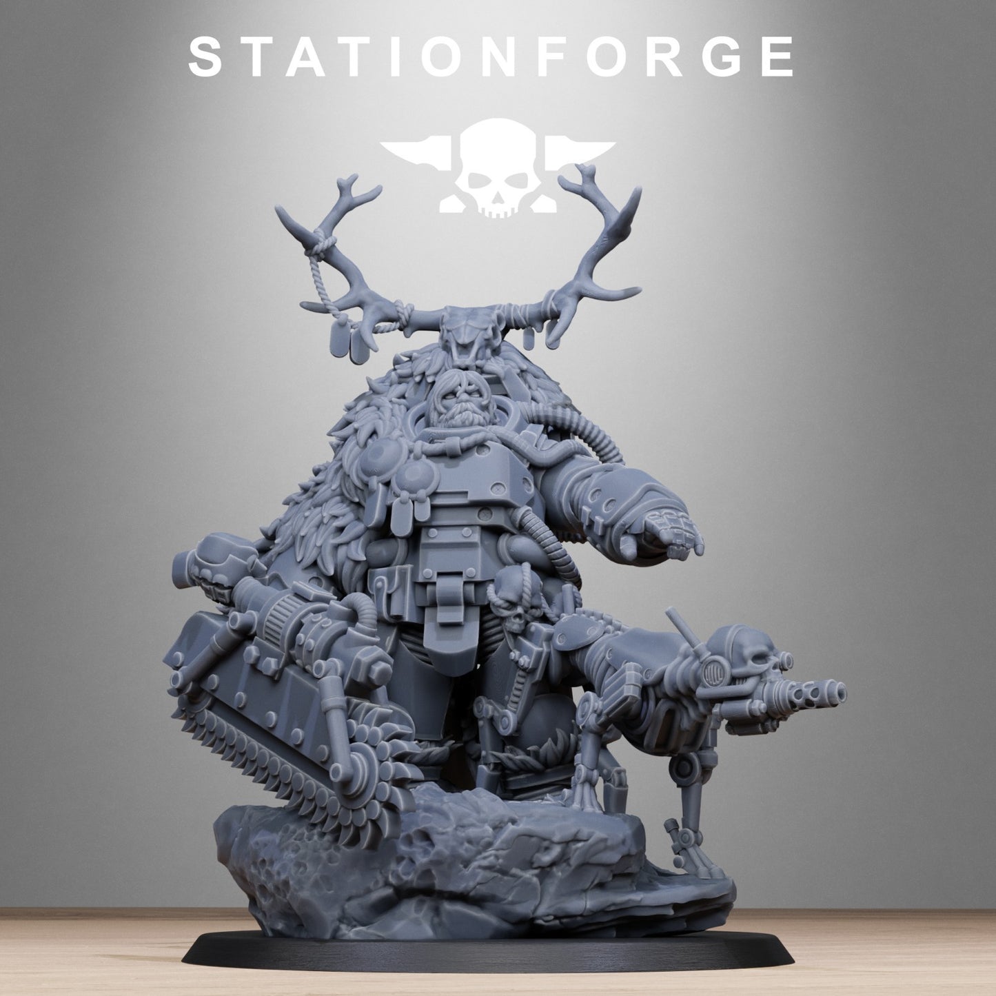 Techno savage druid from Station Forge 32mm. FREE BASE