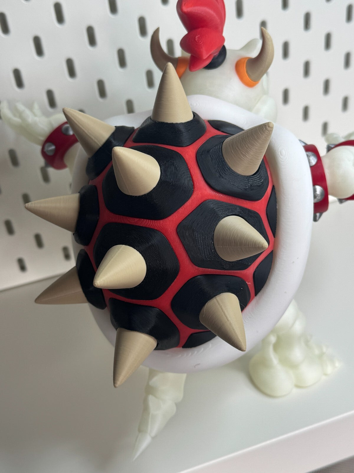 Dry Bowser Glow in the Dark Figure, Nintendo Switch 2. 3D Printed Model 25cm