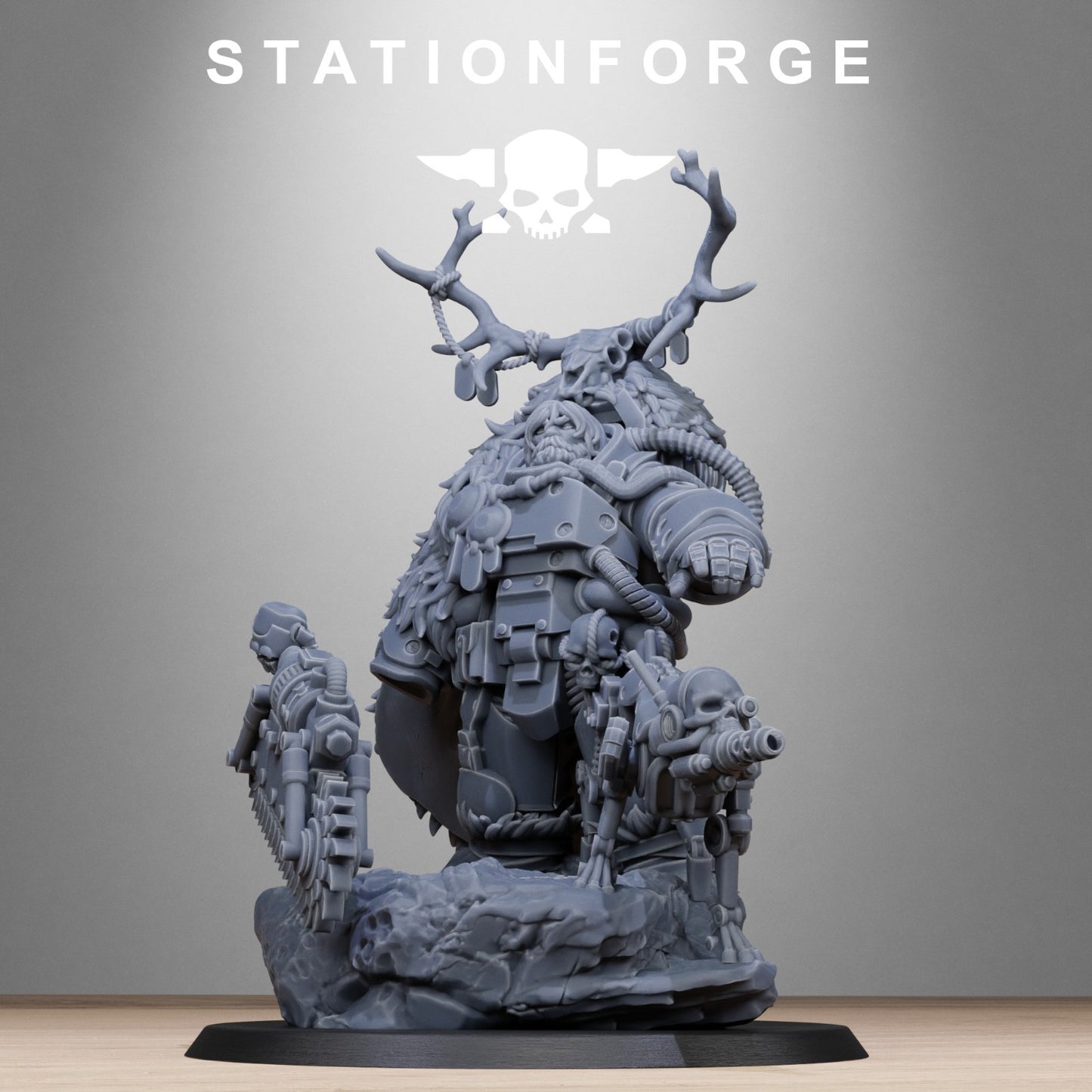 Techno savage druid from Station Forge 32mm. FREE BASE