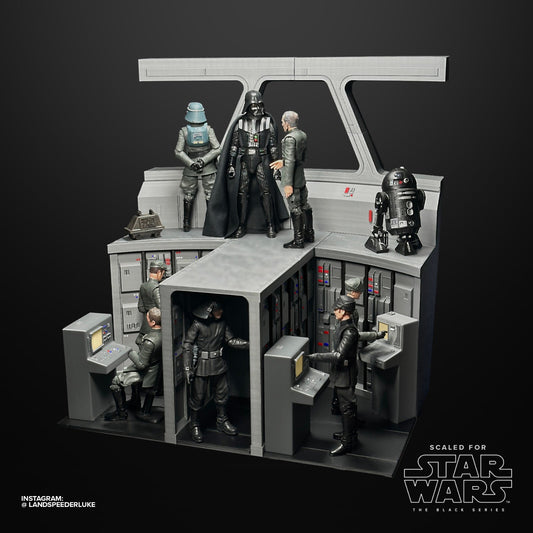 Star Wars 3D printed Star Destroyer Bridge for black series 6" figures