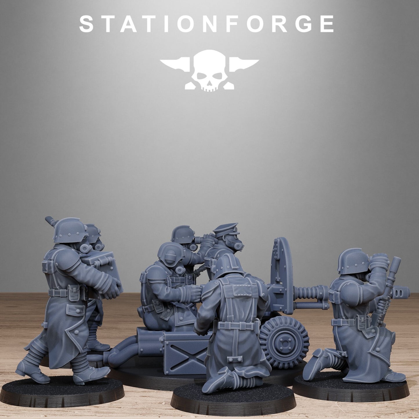 GrimGuard Battle Weapons From StationForge Inc Bases and Post