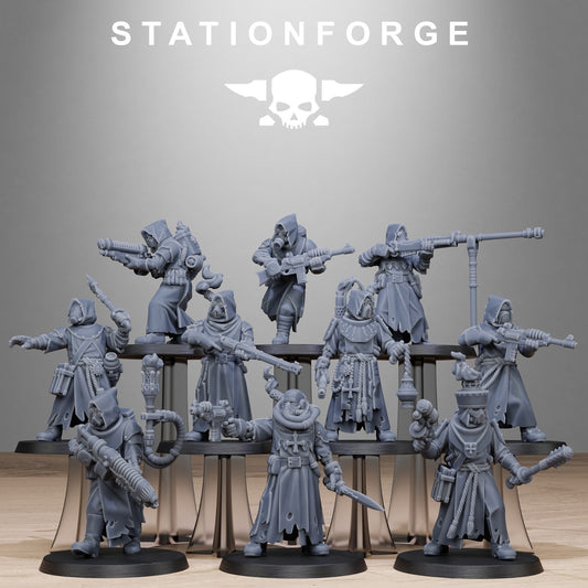 Scavenger Sanctum Infantry from Station Forge 32mm. FREE BASES & POST