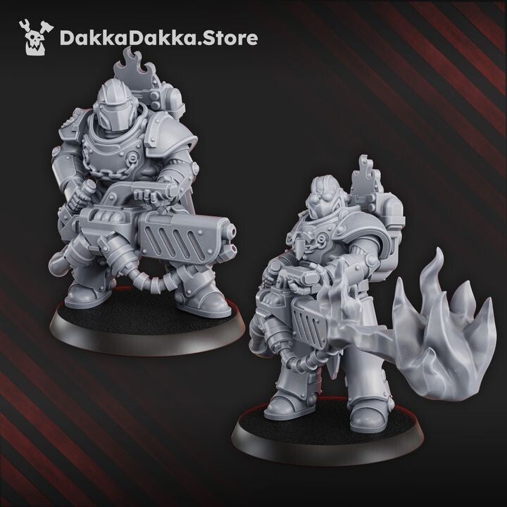 Ignisaurus Clan Team Ignitium (x10) From DakkaDakka Including Bases 28mm