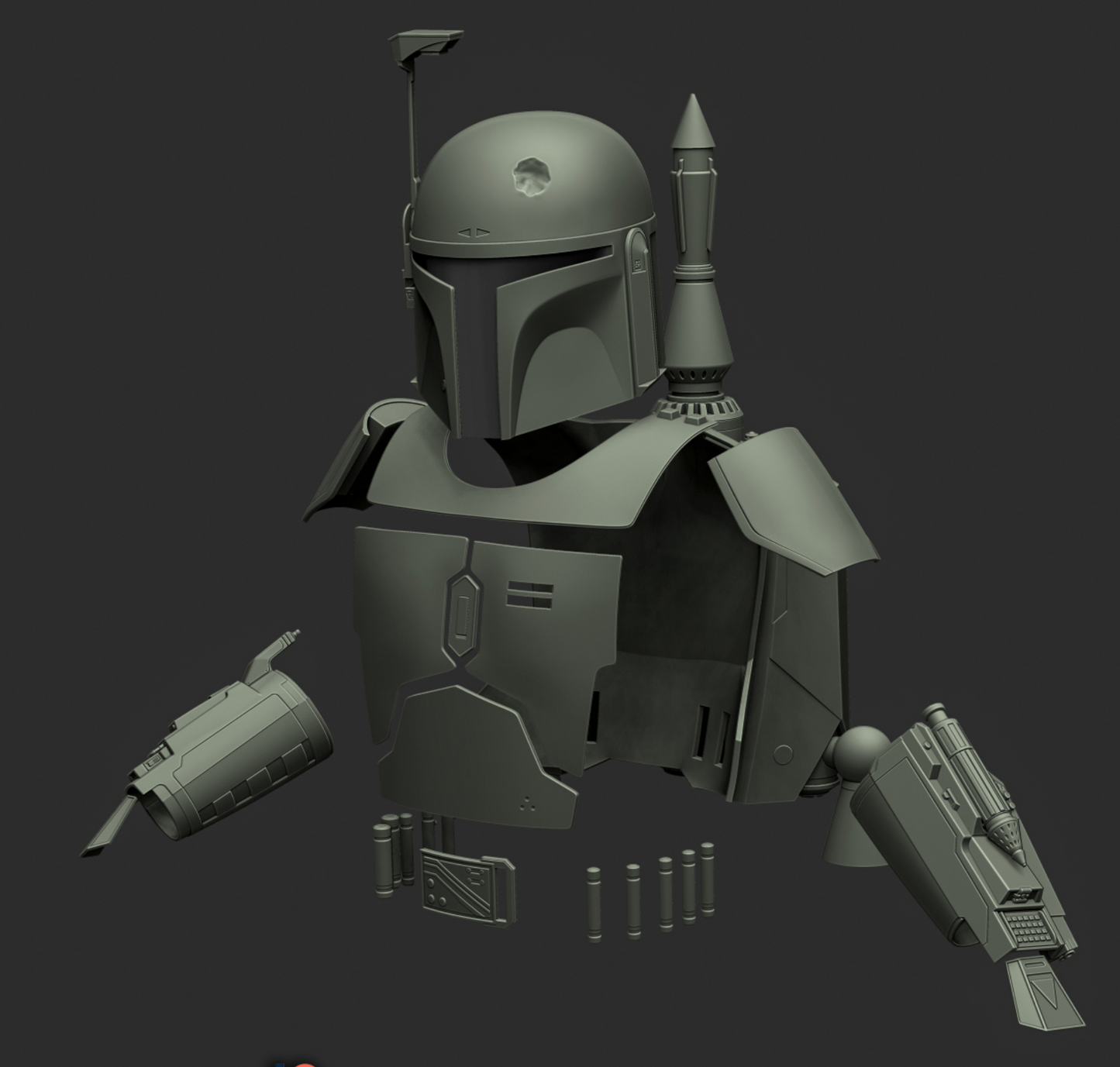 Star Wars Boba Fett Full Armour - Book of Boba Fett Cosplay Costume