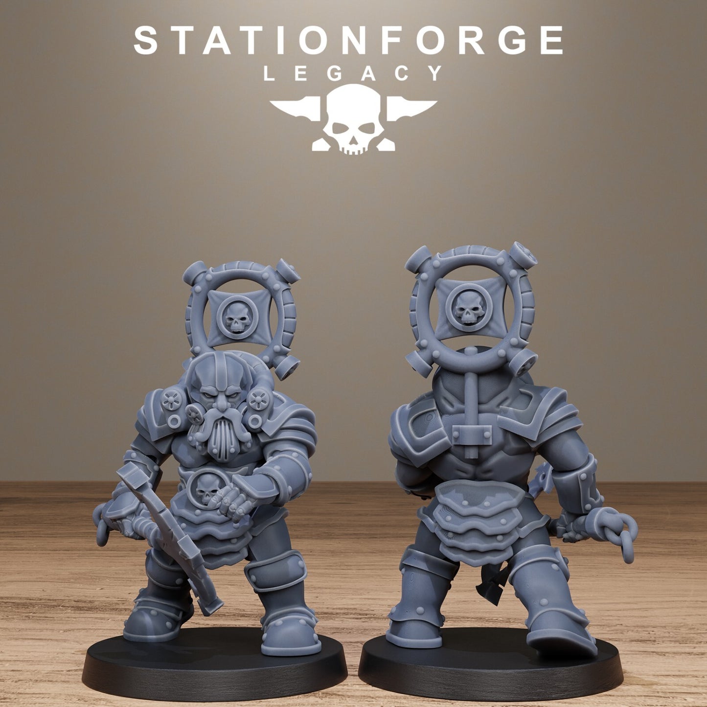The IronVale Dwarven  Infantry from Station Forge Legacy | INC BASES | FREE POST