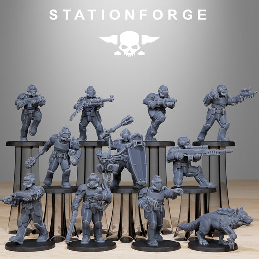 GrimGuard Enforcers Miniatures - Station Forge